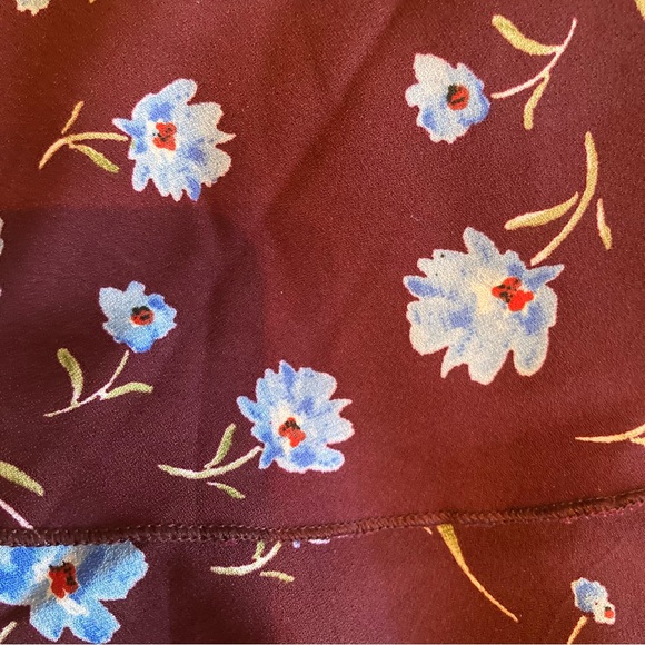 🌸Japna Women’s Off the Shoulder Ruffle Trim Blouse, Floral Print - Picture 5 of 5